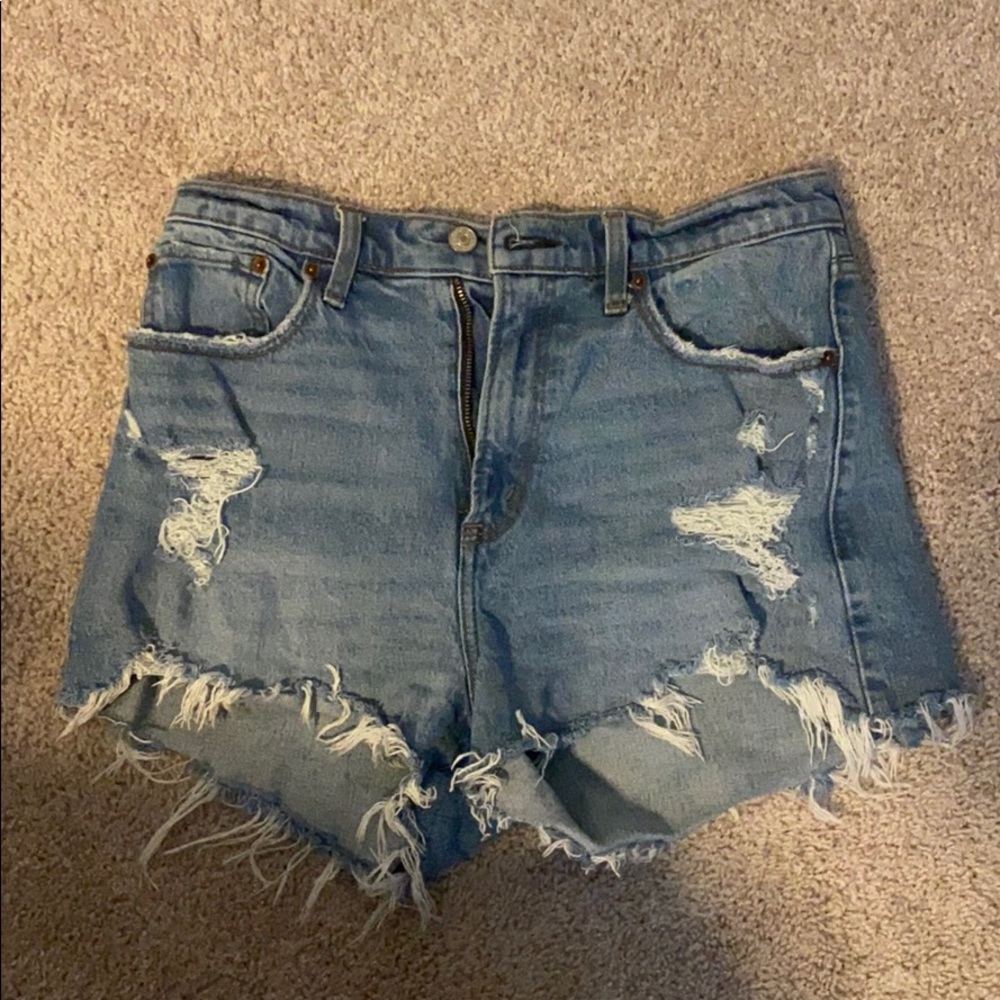 Abercrombie high waist mom short (curve love)